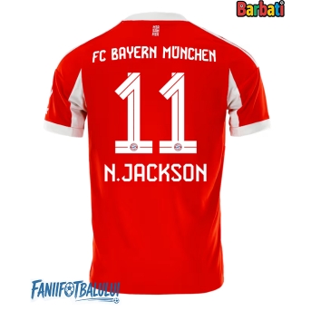 Bayern Munich Nicolas Jackson #11 Tricou Fotbal Replică 2025-26 Barbati Acasa